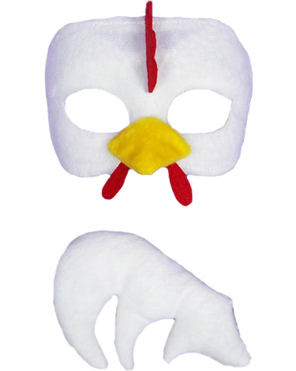 Chicken Deluxe Mask and Tail Set