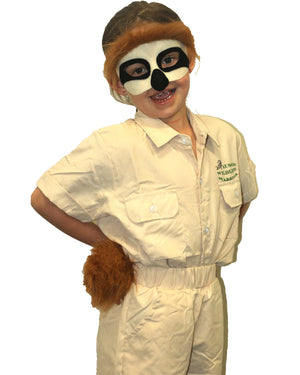 Sloth Deluxe Animal Mask and Tail Set