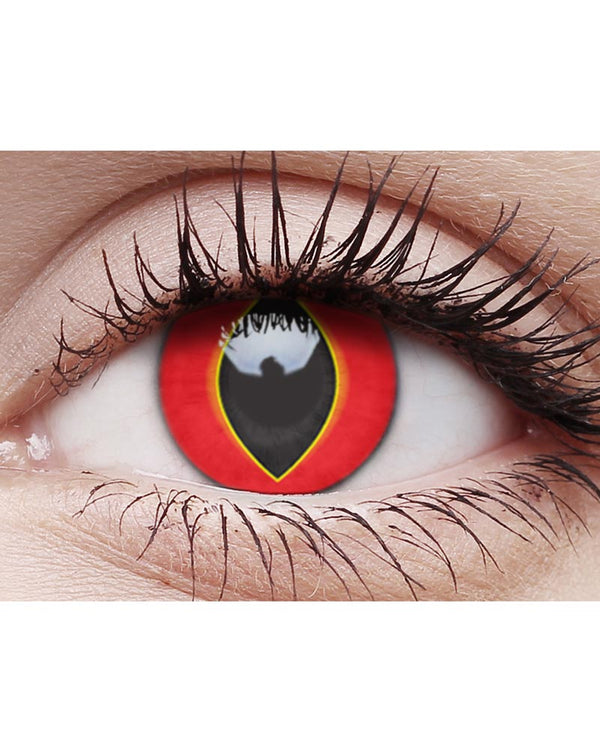 Mad Frog 14mm Red Contact Lenses