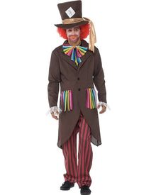 Colourful Mad Hatter Mens Costume