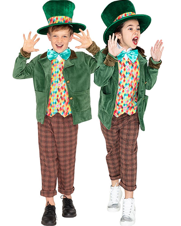 Maddest Hatter Deluxe Kids Costume