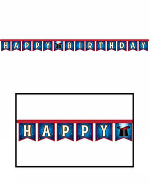 Magic Party Happy Birthday Banner