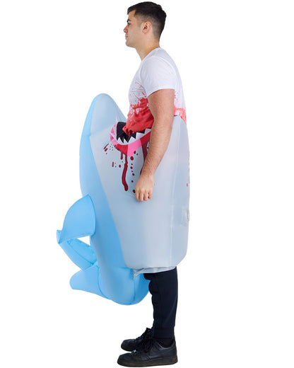 Man Eating Shark Inflatable Adult Costume