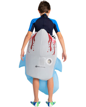 Man Eating Shark Inflatable Kids Costume