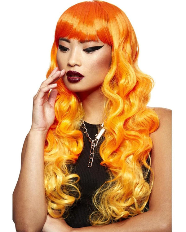 Sunrise Long Orange Wig