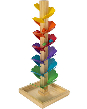 Marble Tree Run 75cm High with Wooden Base