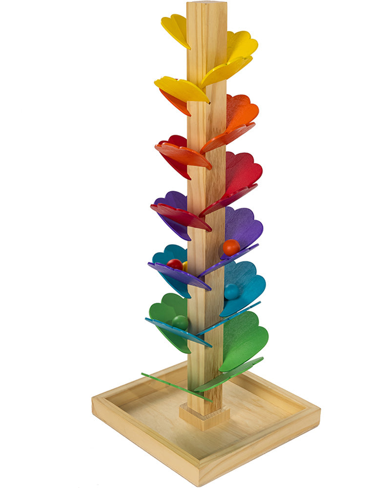 Marble Tree Run 75cm High with Wooden Base