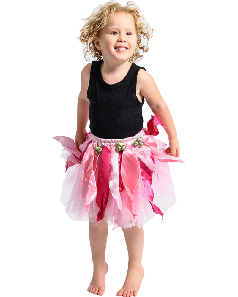 Pink Gum Blossom Deluxe Kids Skirt