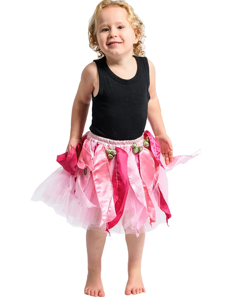 Pink Gum Blossom Deluxe Kids Skirt