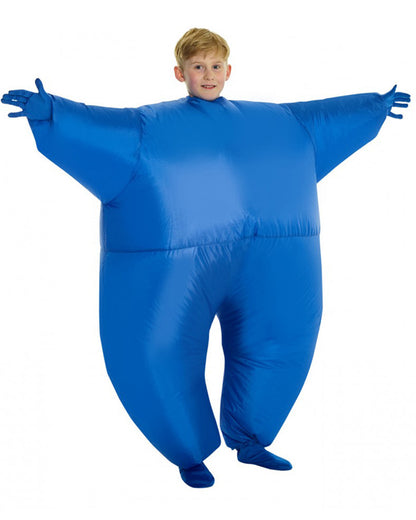 Blue Megamorph Inflatable Kids Costume