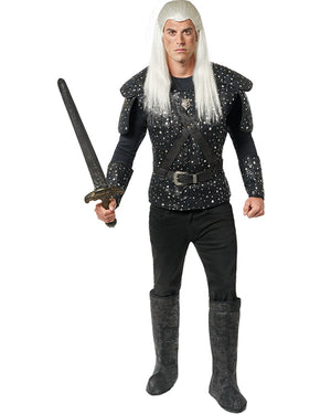 The White Wolf Medieval Knight Mens Costume