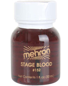 Mehron Bright Red Arterial Stage Blood 30ml For Halloween