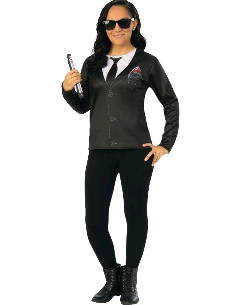 Men In Black Agent M Womens Shirt and Sunglasses Kit