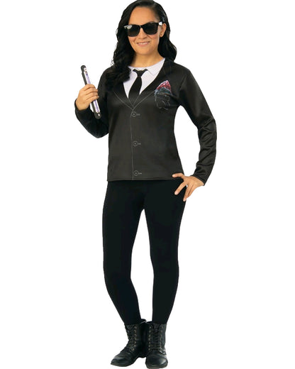 Men In Black Agent M Womens Shirt and Sunglasses Kit