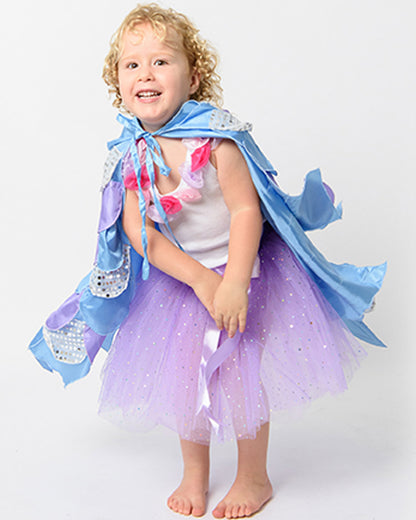 Mermaid Scales Kids Cape