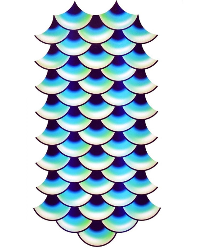 Mermaid Scales Large Tattoo