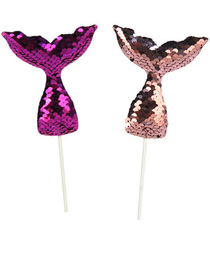 Mermaid Sequined Tail Picks Pack of 4