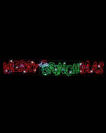 Merry Grinchmas Twinkle Christmas LED Ropelight 2m