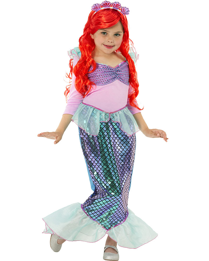 Metallic Mermaid Kids Costume