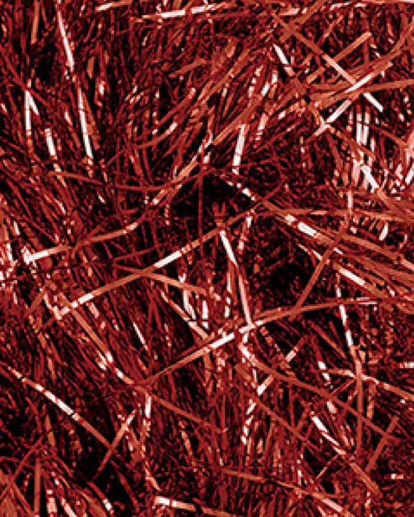 Christmas Metallic Red Foil Grass Shred 56g