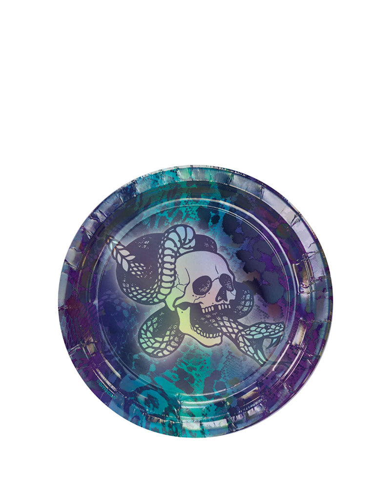 Midnight Mayhem 17cm Iridescent Plate Pack of 8