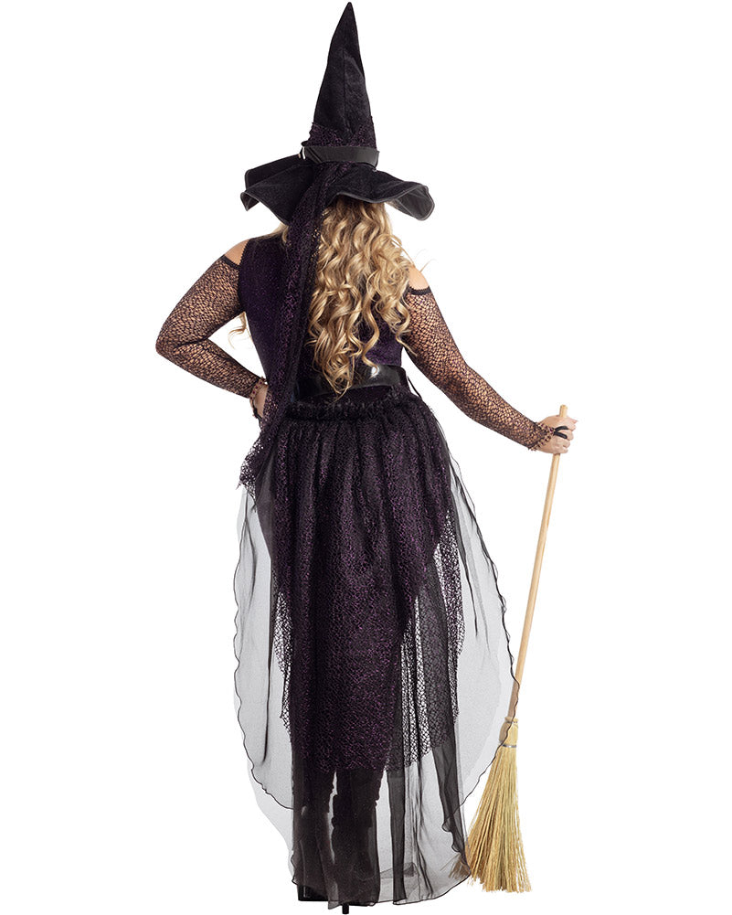 Midnight Violet Witch Plus Size Womens Costume