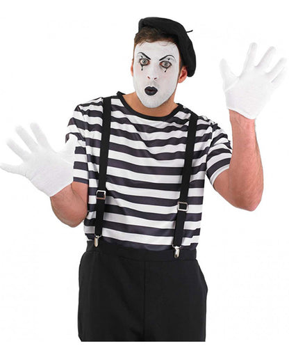 Mime Artist Mens Costume