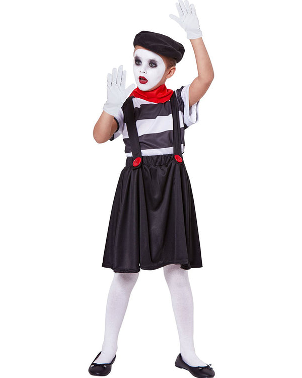 Mime Girls Costume