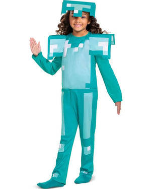 Minecraft Armor Fancy Dress Kids Costume