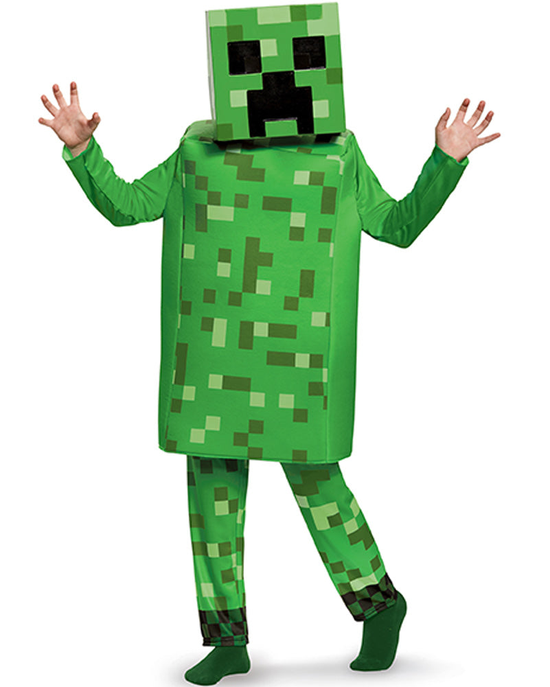 Minecraft Creeper Deluxe Boys Costume