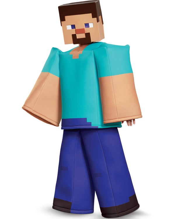 Minecraft Steve Prestige Boys Costume