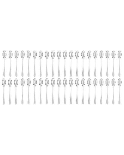 Clear 10cm Mini Plastic Spoons Pack of 40