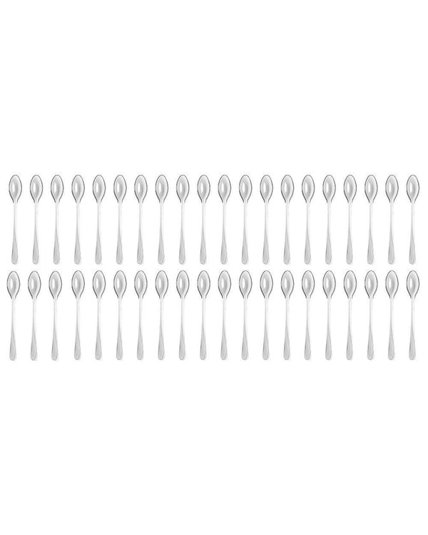 Clear 10cm Mini Plastic Spoons Pack of 40