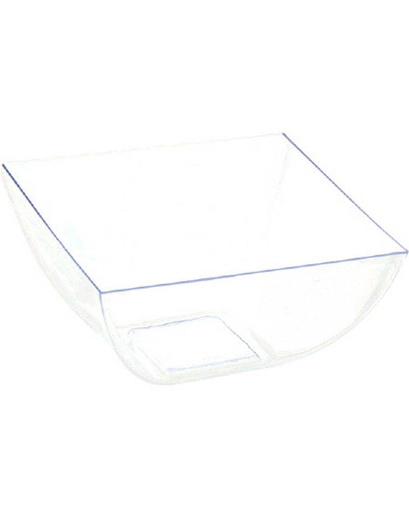 Clear 236ml Mini Plastic Bowls Pack of 10