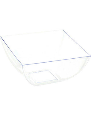 Christmas Clear 236ml Mini Plastic Bowls Pack of 10