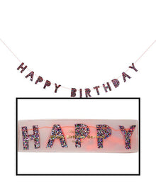 Mini Happy Birthday Garland 1.2m