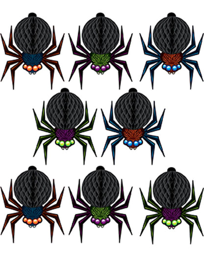Mini Tissue Spiders Pack of 8