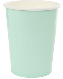 Mint Green 260ml Paper Cups Pack of 10