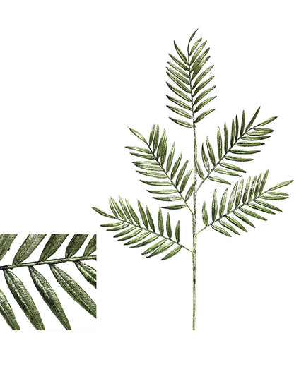 Christmas Mint Green Palm Leaf Stem 65cm