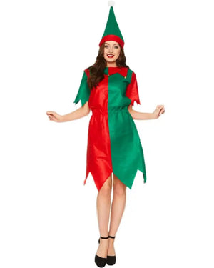 Miss Elf Womens Christmas Costume