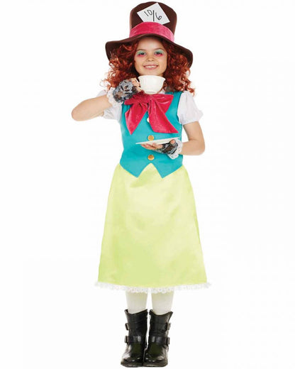 Miss Hatter Dress Girls Book Week Costume