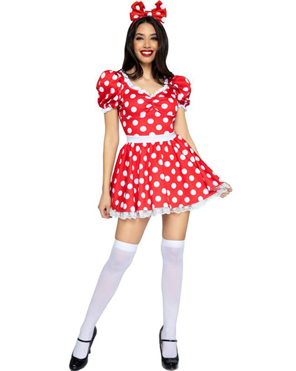 Miss Mouse Polka Dot Womens Costume