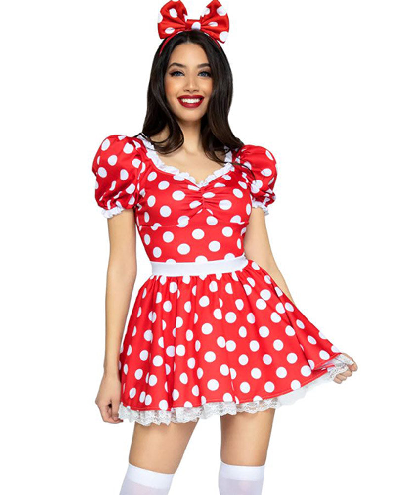 Miss Mouse Polka Dot Womens Costume