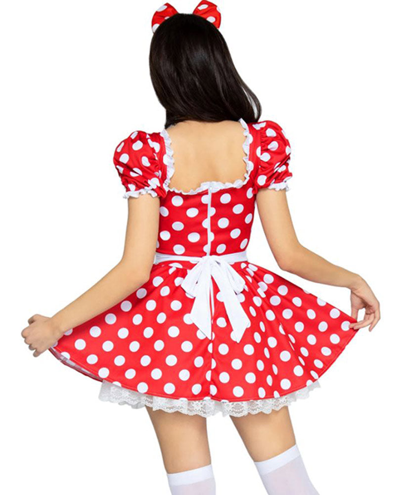 Miss Mouse Polka Dot Womens Costume