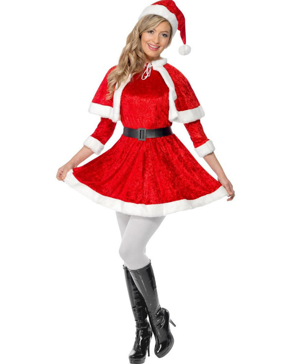 Miss Santa Dress Womens Christmas Costume