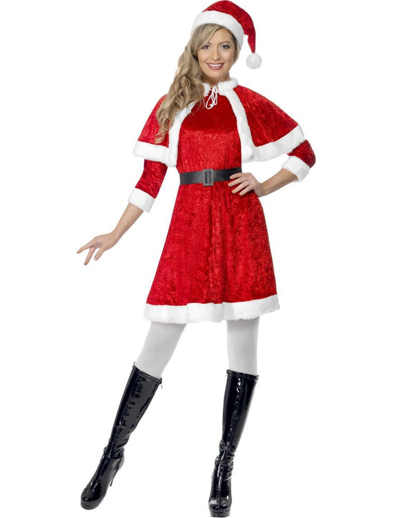 Miss Santa Dress Womens Christmas Costume