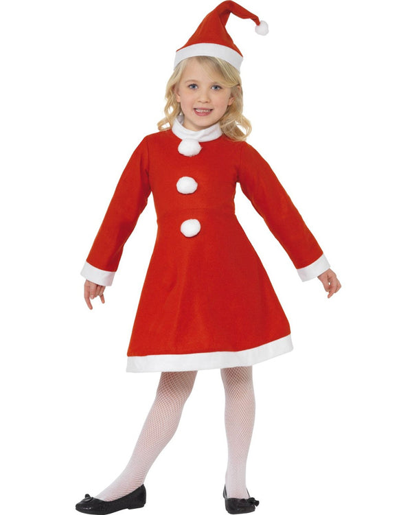 Miss Santa Value Girls Christmas Costume