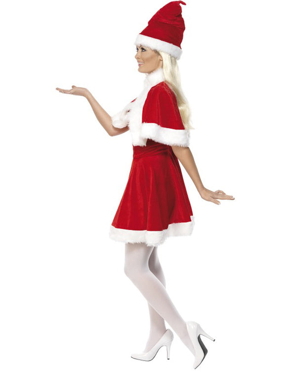 Miss Santa with Cape Womens Christmas Costume