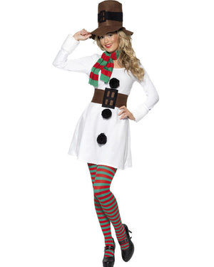 Miss Snowman Womens Christmas Costume