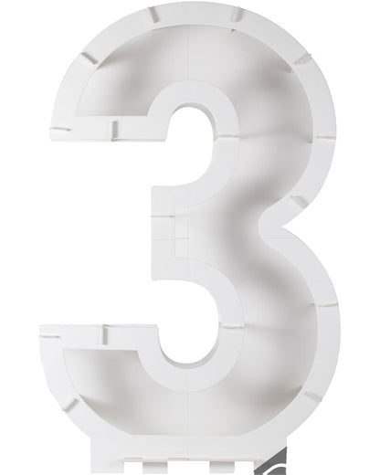 Mix It Up Number 3 Balloon Kit